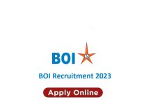 Bank of India PO 2023 Notification For 500 Credit Officers